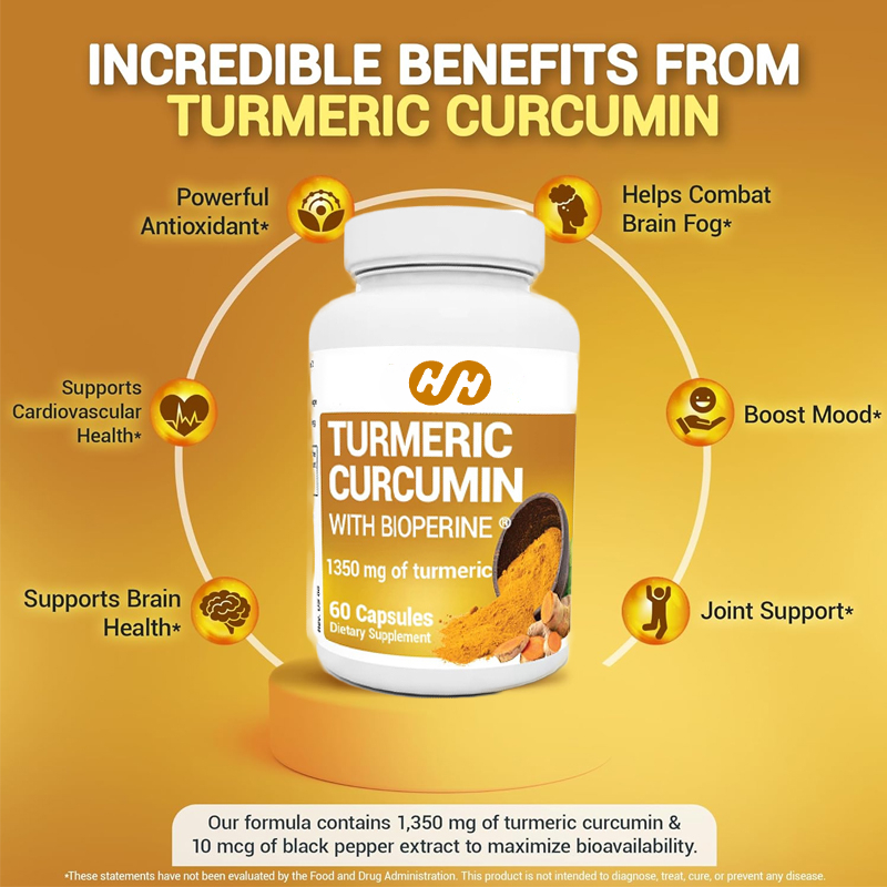Suplemento de Cúrcuma com Pime - Turmeric Curcumin Capsule avaliação e preço